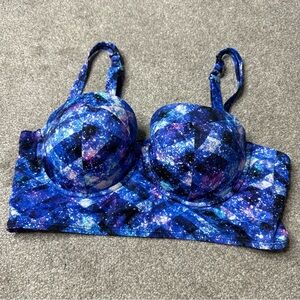 Torrid Cosmic Blue Bikini Top